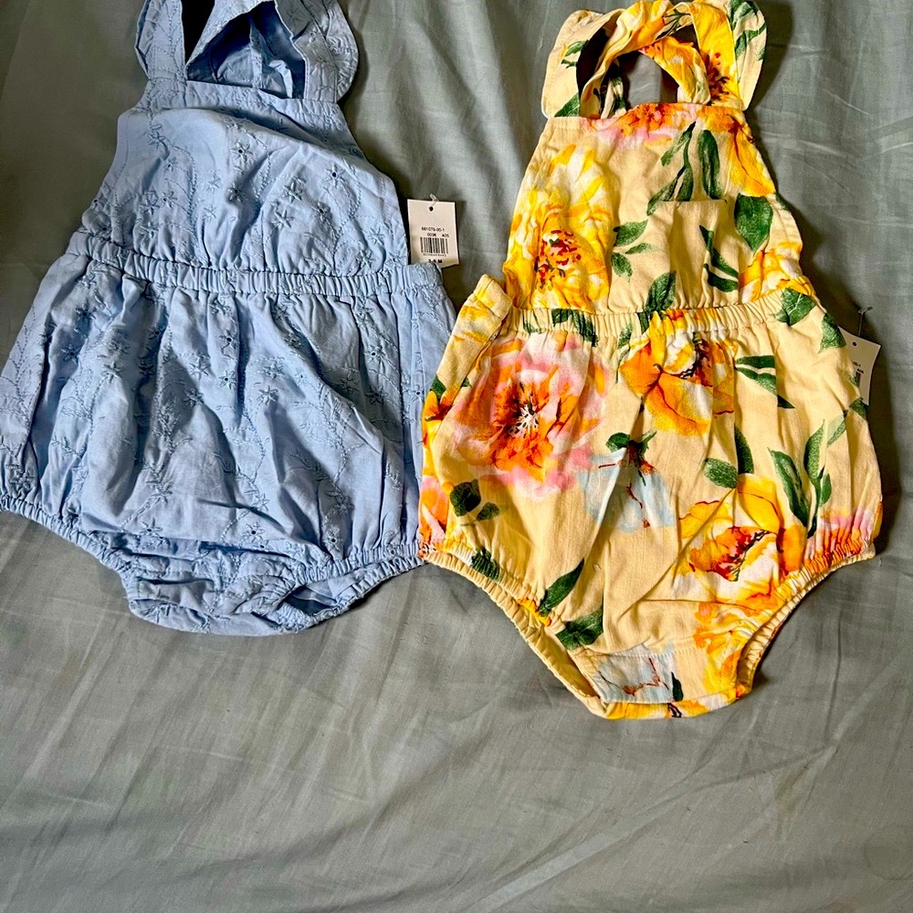 Old Navy Kids One Pieces - Blue and Floral
